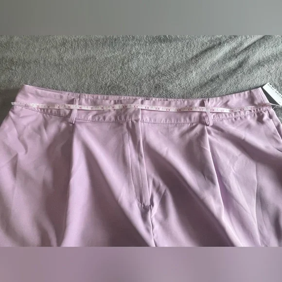 PRETTY LITTLE THING plus size lavender wide leg pants! - Picture 7 of 13